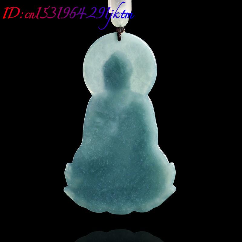 천연 버마산 비취 불상 펜던트 목걸이 패션 진짜 옥 보 - Necklaces 리뷰 및 가격