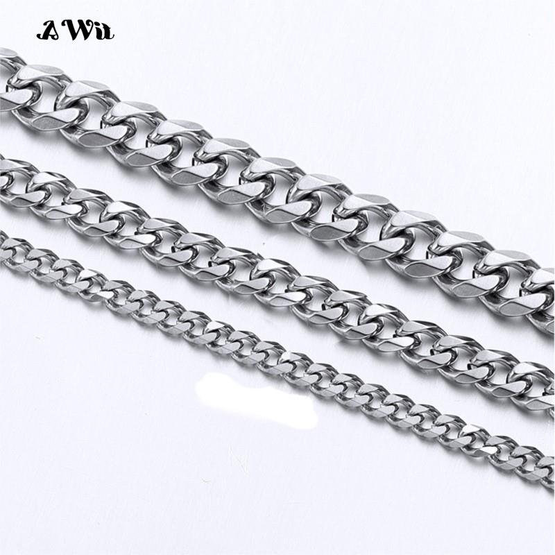 쿠바 링크 체인 스테인레스 스틸 목걸이 방수 18 K  - Cuban Link Chain 12Mm 리뷰 및 가격