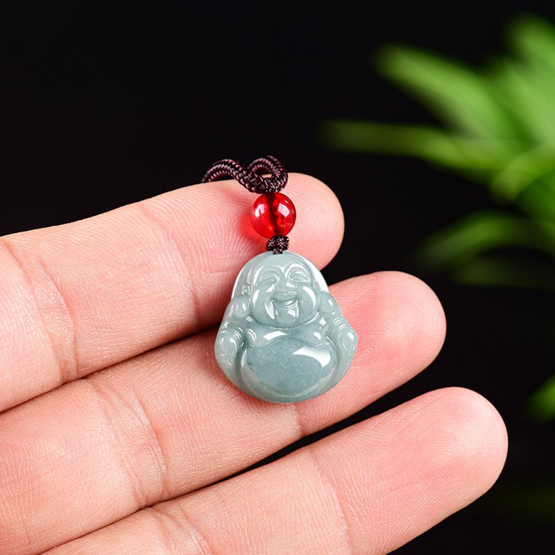 미얀마 경옥 관음 부처님 펜던트 목걸이 빈티지 천연 보 - Necklaces 리뷰 및 가격