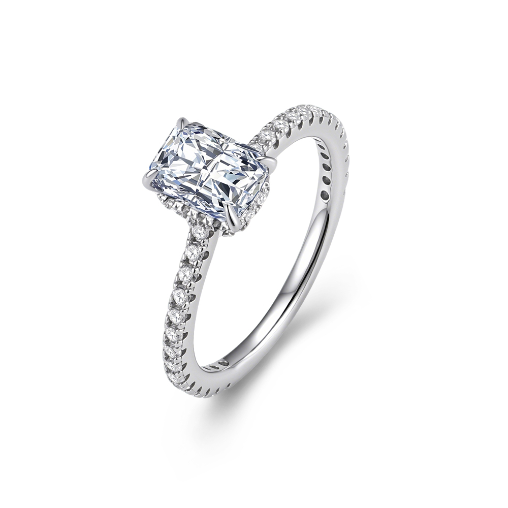 S925 스털링 실버 심플 4프롱 1캐럿 모이사나이트  - Moissanite Engagement Ring 1 Carat 리뷰 및 가격