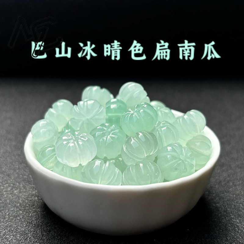 10pcs 녹색 옥 호박 구슬 DIY 귀걸이 팔찌 매력 - Earrings 리뷰 및 가격