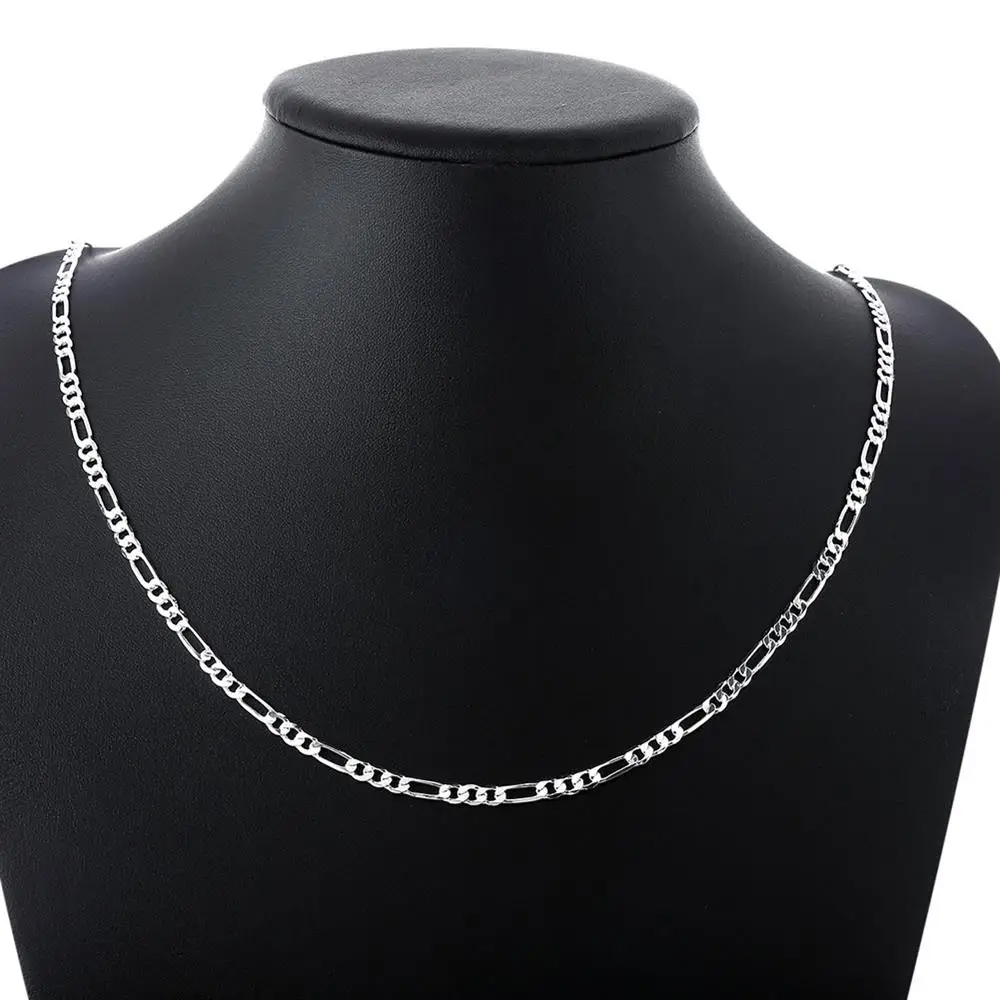 40-75cm 925 스털링 실버 16-30 인치 여성 - Cuban Link Chain 12Mm 리뷰 및 가격