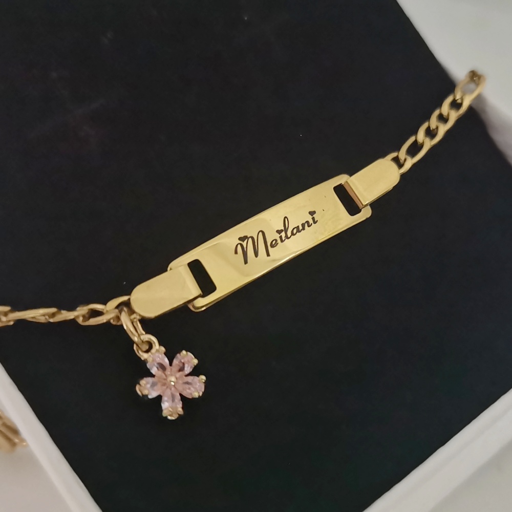 LeeChee 플라워 지르콘 작은 펜던트, 커스텀 이름 - Custom Name Necklace Stainless Steel 리뷰 및 가격