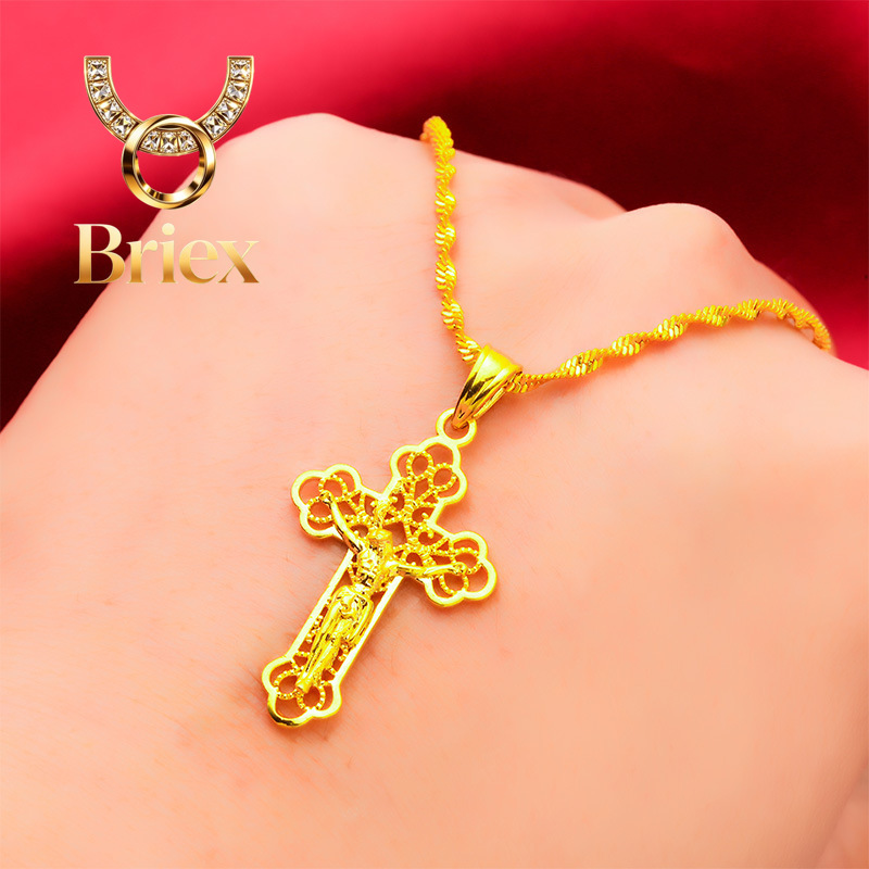 브리엑스 주얼리 인스 빈티지 골드 크로스 목걸이! 24 - Cross Pendant Necklace Gold 리뷰 및 가격