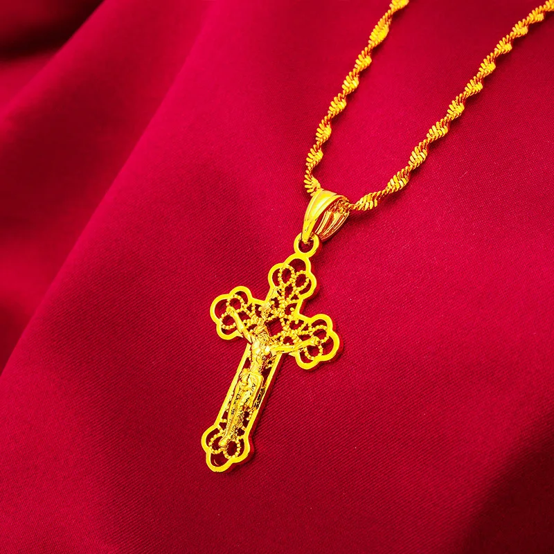 브리엑스 주얼리 인스 빈티지 골드 크로스 목걸이! 24 - Cross Pendant Necklace Gold 리뷰 및 가격