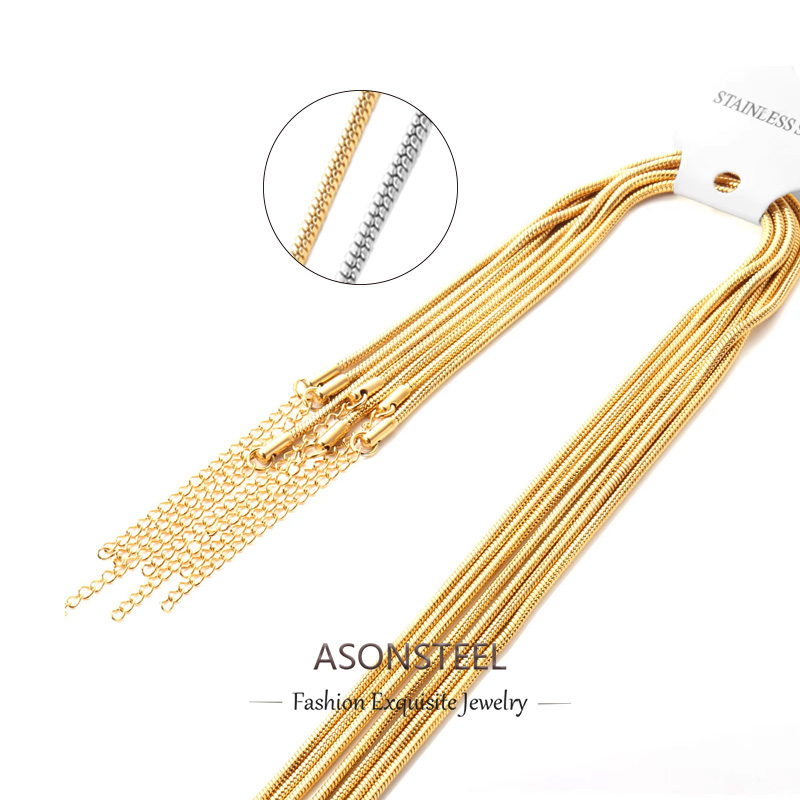 ASONSTEEL 10 개/몫 Boho Snake Ch - Cuban Link Chain 12Mm 리뷰 및 가격
