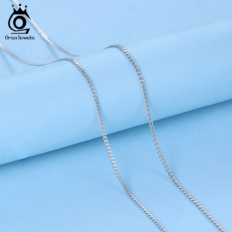 ORSA JEWELS 이탈리아어 925 스털링 실버 1 - 925 Sterling Silver Chain Necklace Men 리뷰 및 가격