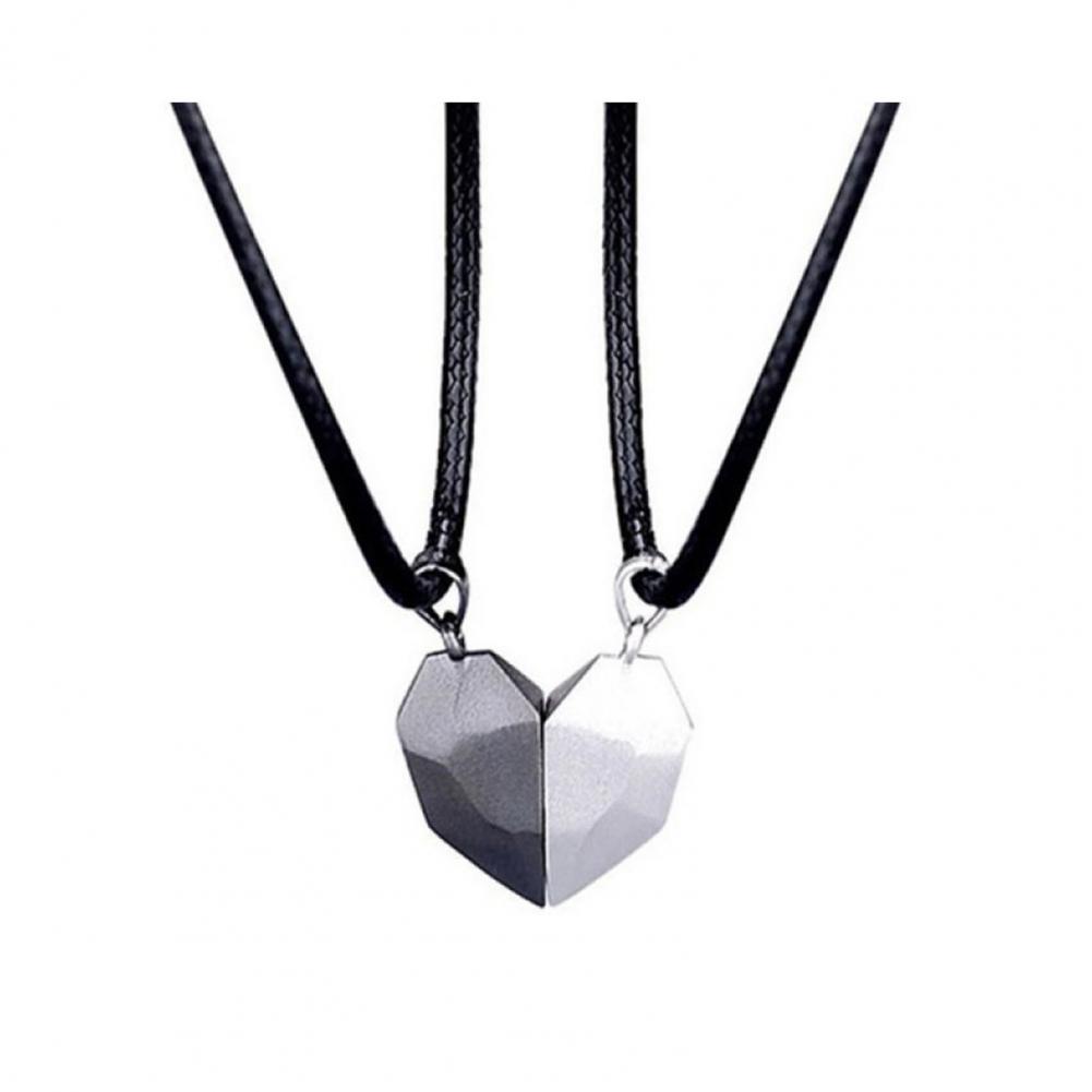 하트 펜던트 목걸이 커플 매칭 목걸이 세트 전기도금 합 - Magnetic Couple Matching Necklaces 리뷰 및 가격