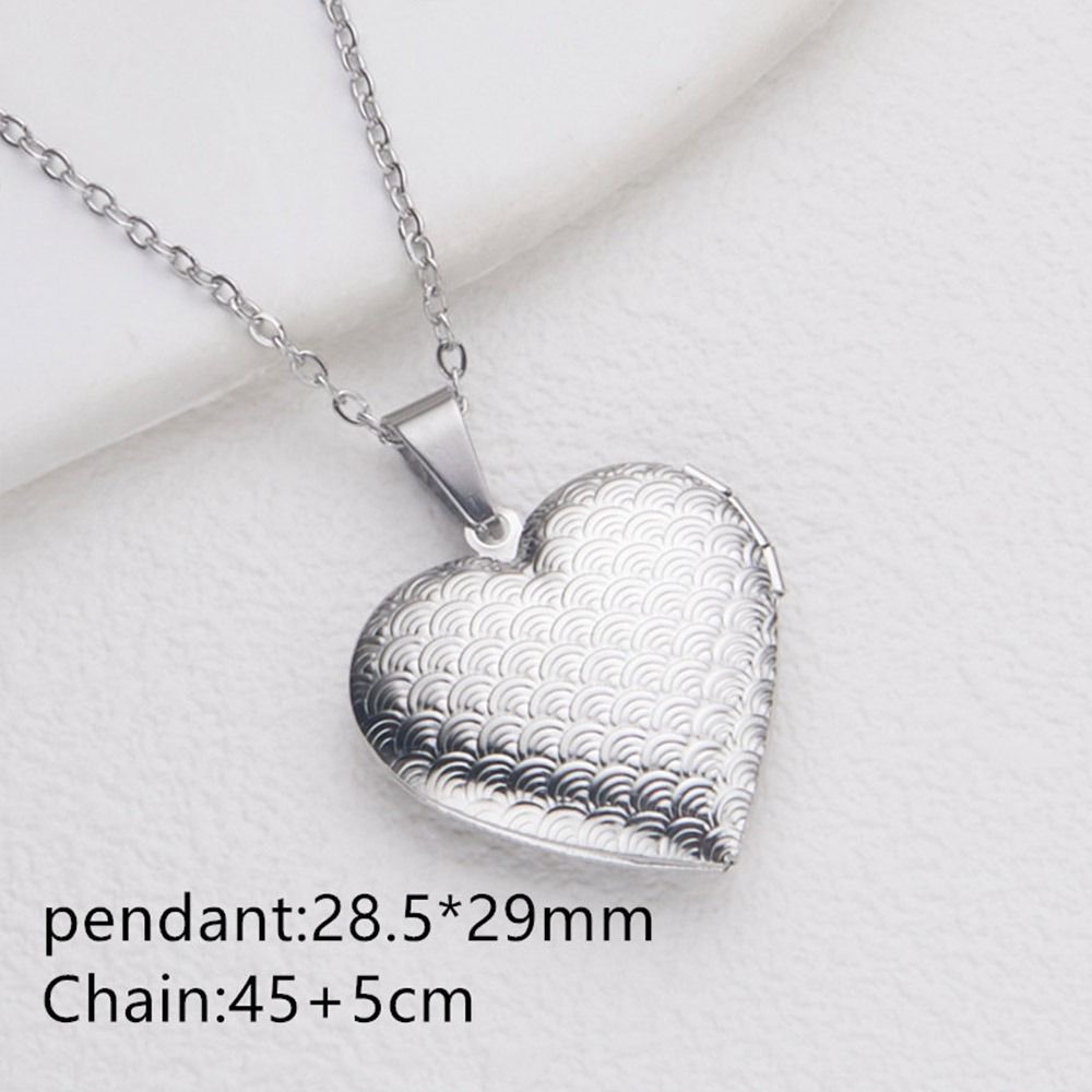 DIY 포토 그림 로켓 목걸이, 발렌타인 데이, 오픈  - Heart Locket Necklace Photo 리뷰 및 가격